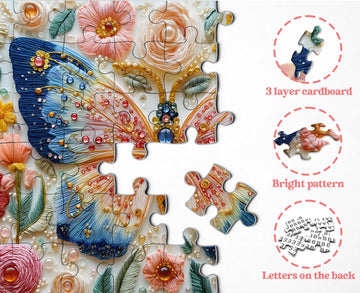Butterfly Gem Jigsaw Puzzle 1000 piezas